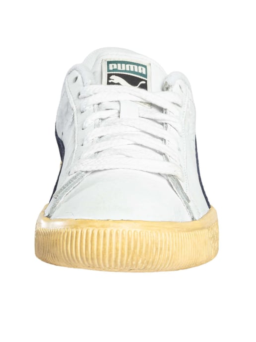 Puma Clyde Vintage Leren Sneakers, Wit - Image 5