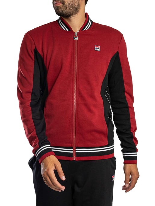 Fila Settanta Baseball Track Jacket, Rood - Image 1