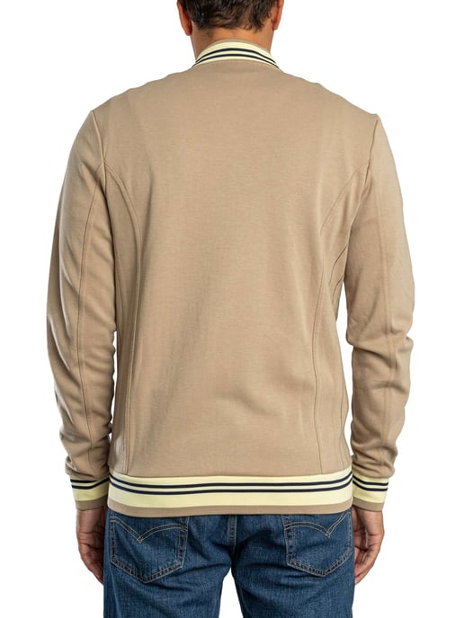 Fila Settanta Baseball Track Jacket, Beige - Image 3