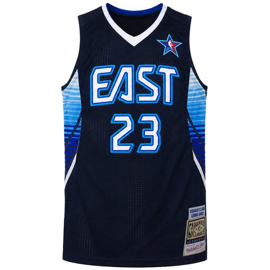 Mitchell & Ness NBA Cleveland Cavaliers #23 James Mens Navy Vest - Image 1