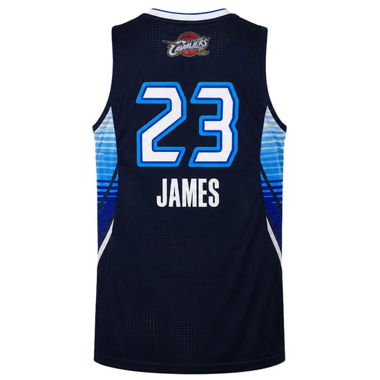 Mitchell & Ness NBA Cleveland Cavaliers #23 James Mens Navy Vest - Image 2