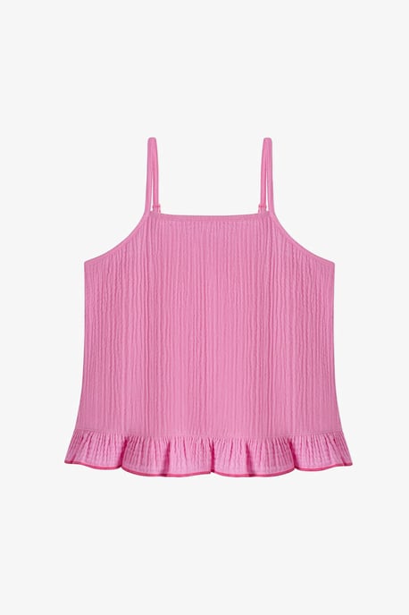 Frilly Katoenen Bikini Set Met Shorts Rok - Image 2