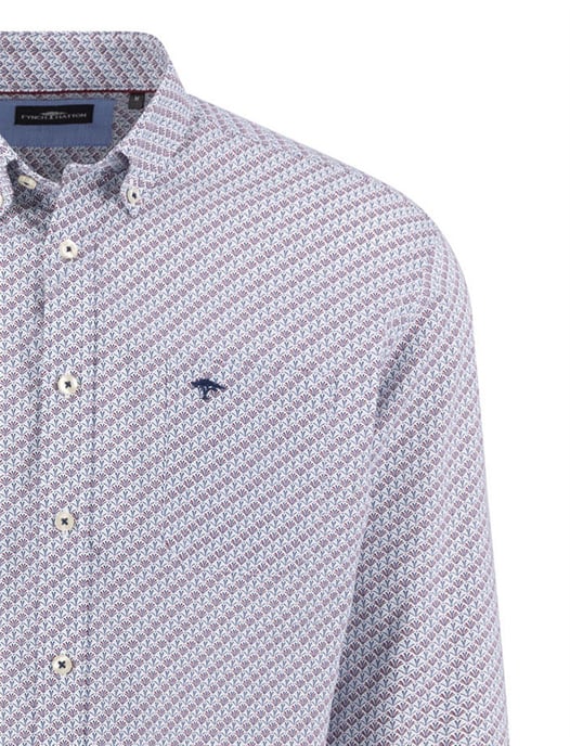 casual overhemd Fynch Hatton blauw - Image 3