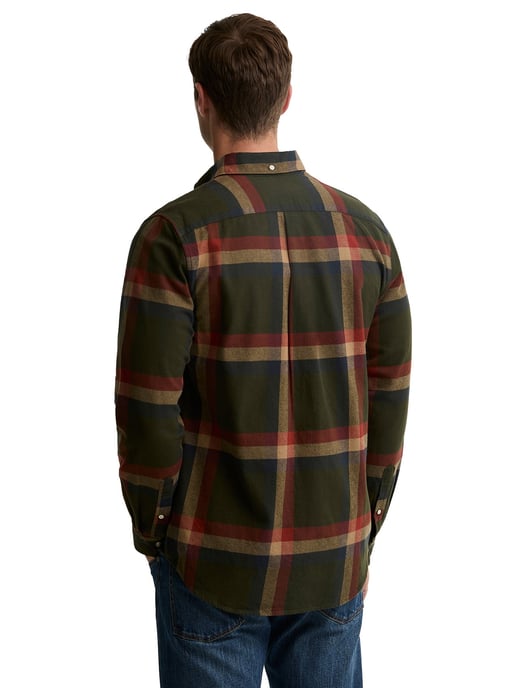 Overhemd Barbour Tailored Fit groen slim fit - Image 2