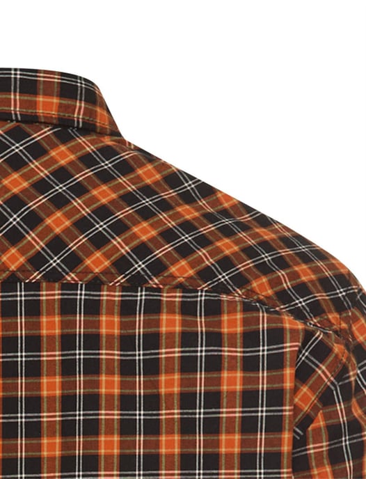 overhemd Camel Active oranje bruin katoen - Image 4