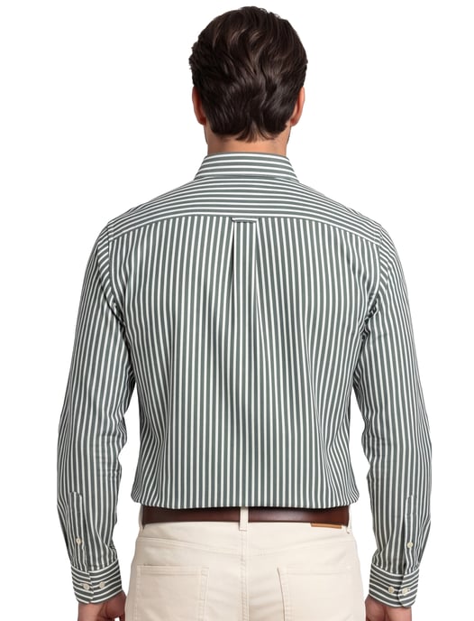 Gant casual overhemd regular fit groen katoen - Image 2