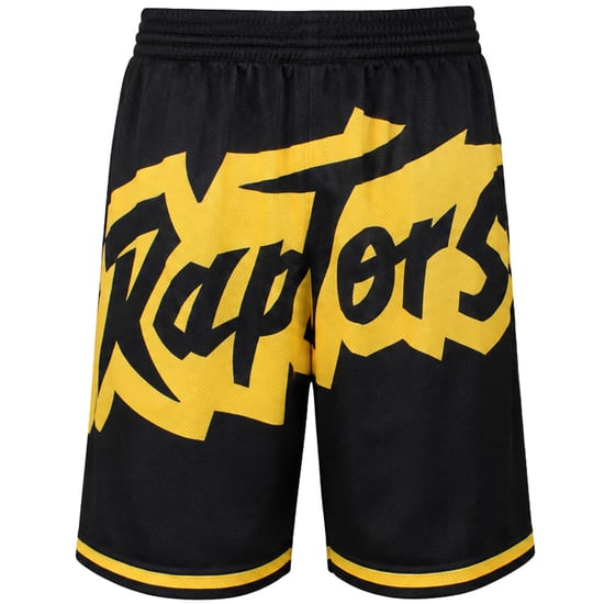 Mitchell & Ness NBA Toronto Raptors Big Face Mens Black Shorts - Image 1