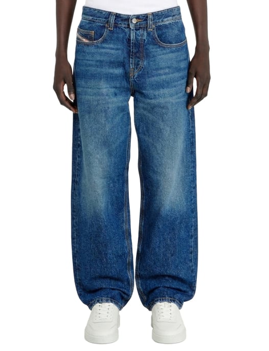 Broek Diesel D-Macro donkerblauw gemeleerd - Image 1