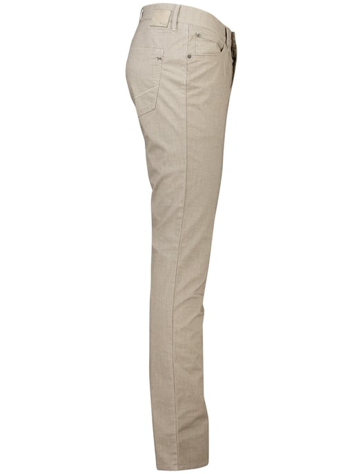 Brax 5-pocket broek Chuck beige katoen - Image 3