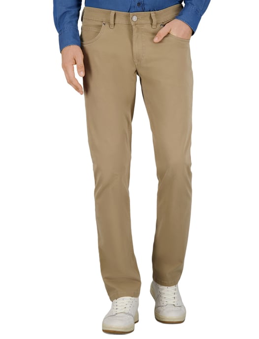 Broek Gardeur Bill beige normale fit - Image 1