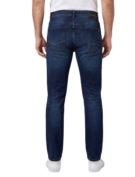 Jeans Pierre Cardin Lyon Tapered Fit donkerblauw effen - Image 2