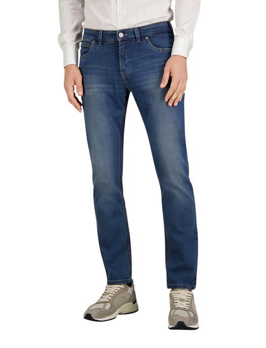 Gardeur pantalon blauw denim, katoen - Image 1