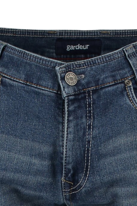 Gardeur pantalon blauw denim, katoen - Image 4