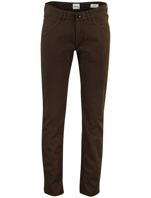 Brax Chuck broek bruin slim fit - Image 1