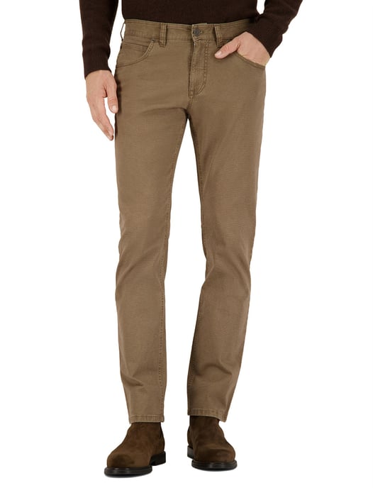 Broek Gardeur Bill bruin normale fit - Image 1