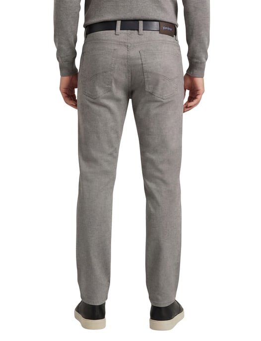 Gardeur katoenen pantalon grijze zonder omslag - Image 2