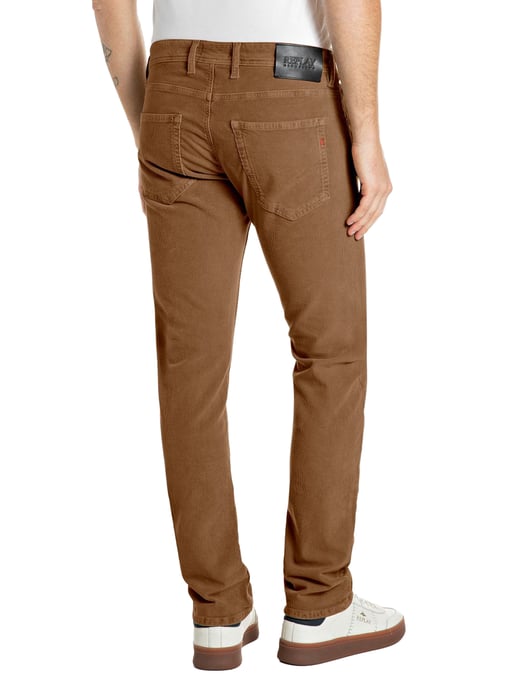 Broeken Replay bruin corduroy normale fit - Image 2