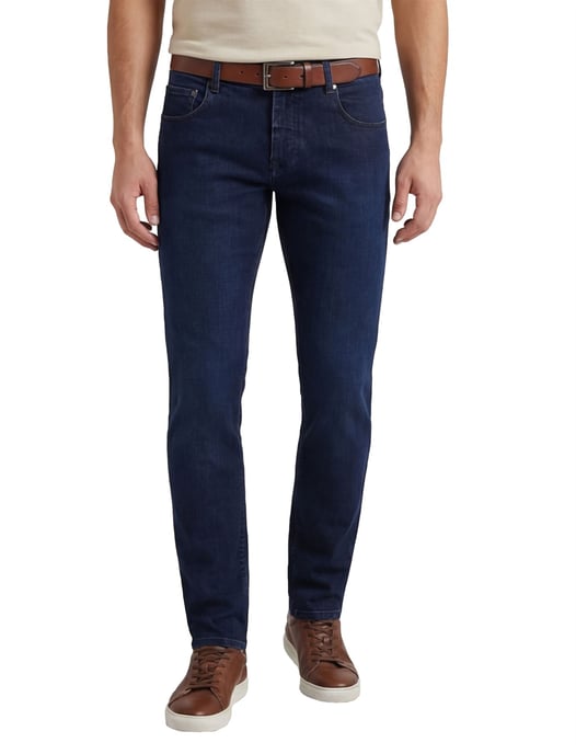 denim Gardeur jeans blauw effen normale fit - Image 1