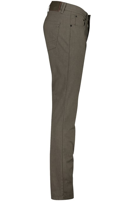 Brax 5-pocket bruin geprint katoen - Image 3