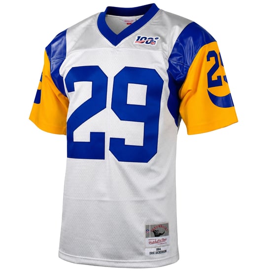 Mitchell & Ness NFL Los Angeles Arms #29 Dickerson Legacy Mens White Jersey - Image 2