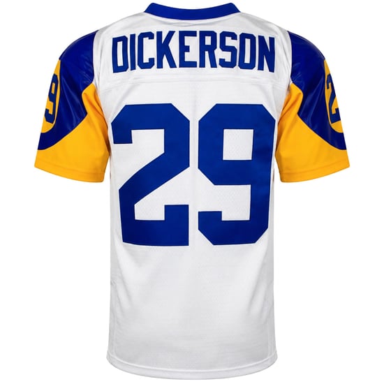 Mitchell & Ness NFL Los Angeles Arms #29 Dickerson Legacy Mens White Jersey - Image 3