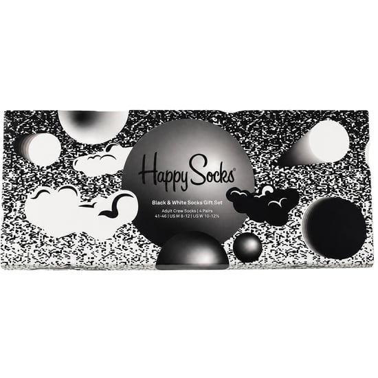 Happy Socks 4-Pack Black & White Gift Set - Image 2