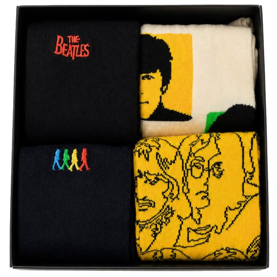 Happy Socks 4-Pack The Beatles Collection Multicolour Gift Set - Image 3