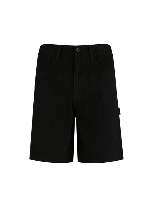 Luke 1977 Men's Molfre Carpenter Cargo Shorts in Black - Image 1