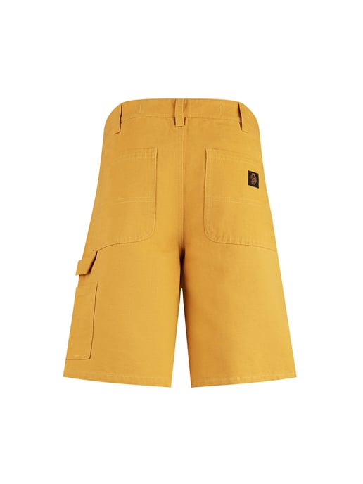 Luke 1977 Men's Molfre Carpenter Cargo Shorts in French Mustard - Image 4