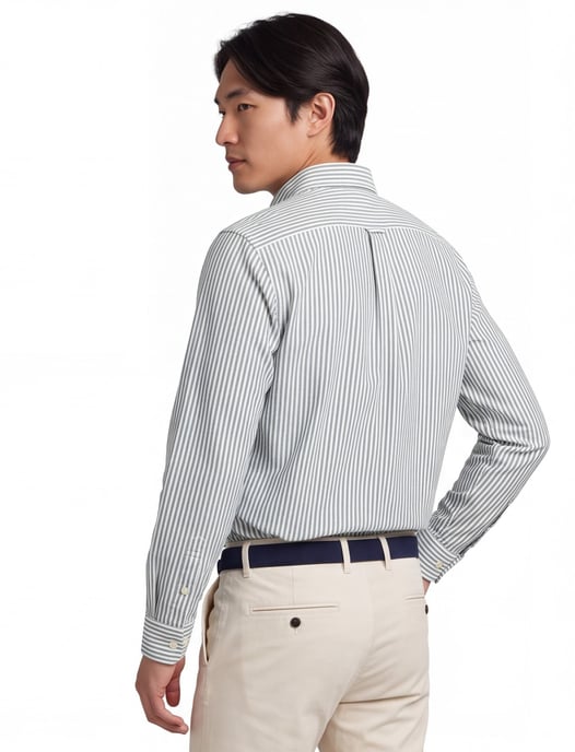 Gant casual overhemd regular fit groen - Image 2