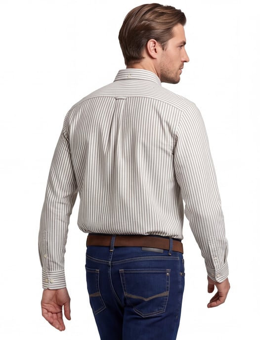 Casual overhemd Gant Regular Fit groen katoen - Image 2