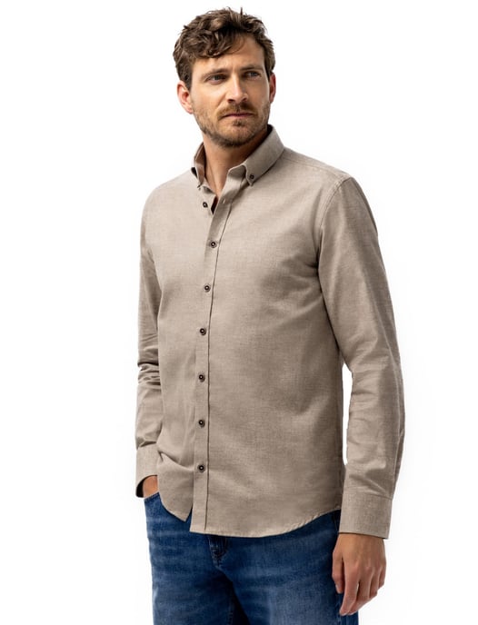 Overhemd State of Art beige - Image 1