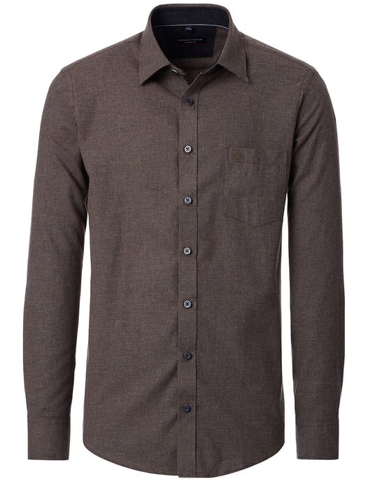 overhemd Casa Moda ml 5 bruin katoen - Image 1