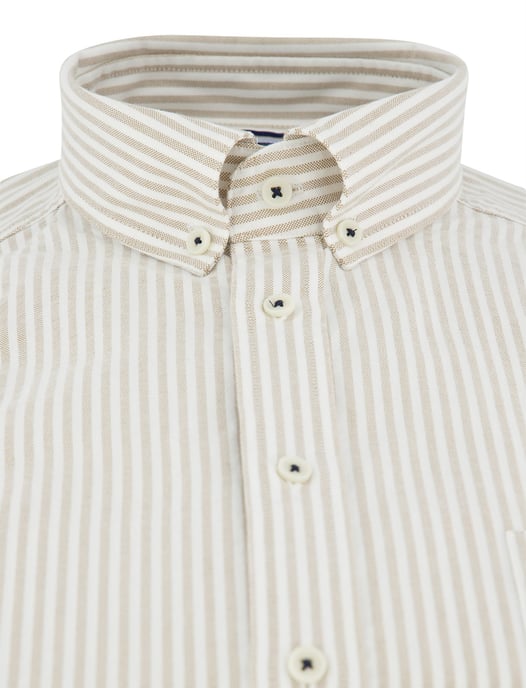 Giordano katoenen overhemd beige - Image 3