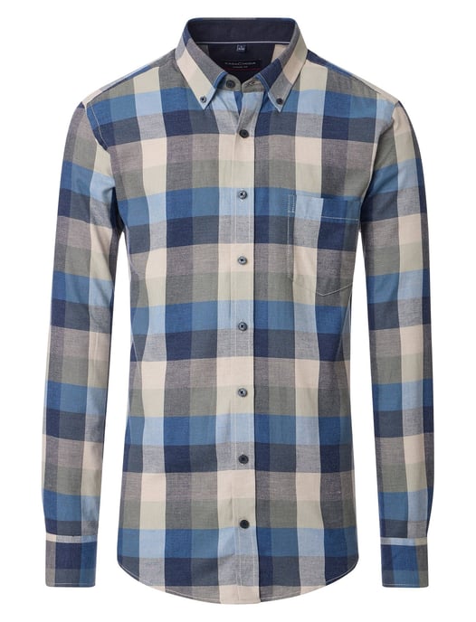 casual overhemd Casa Moda Casual Fit blauw - Image 1