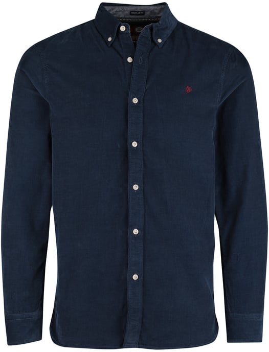 casual overhemd Superdry donkerblauw botton down - Image 1