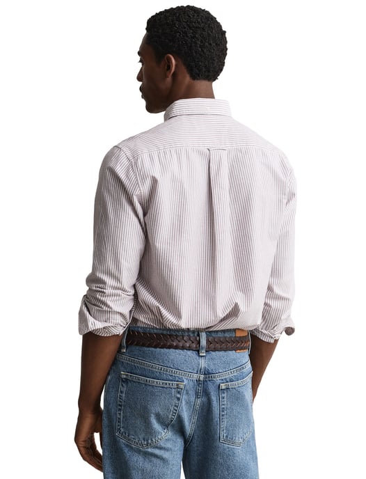 Gant Regular Fit overhemden bordeaux gestreept - Image 2