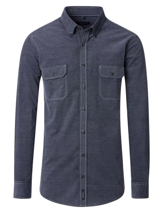 casual overhemd Casa Moda Casual Fit donkerblauw - Image 1