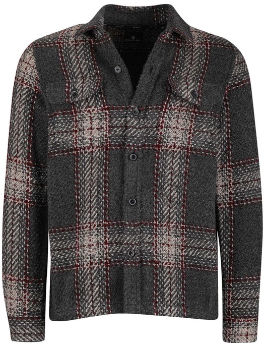State of art overshirt grijs geprint wijde fit - Image 1