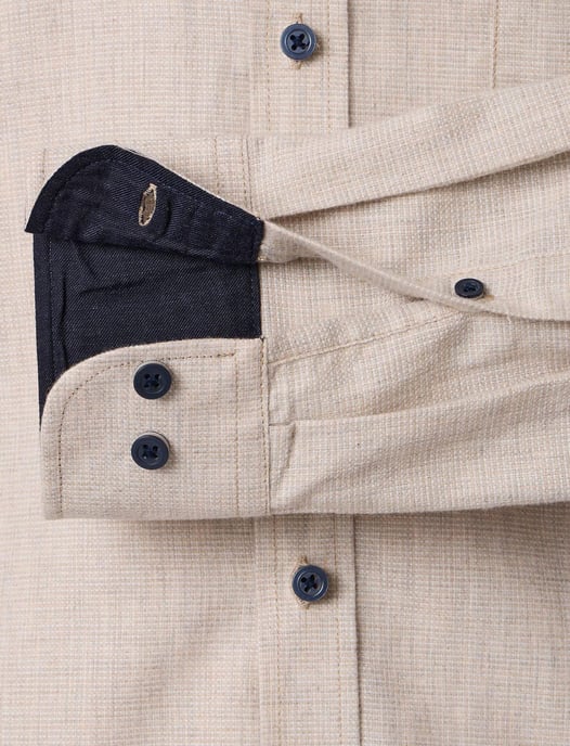 casual overhemd Casa Moda beige - Image 4