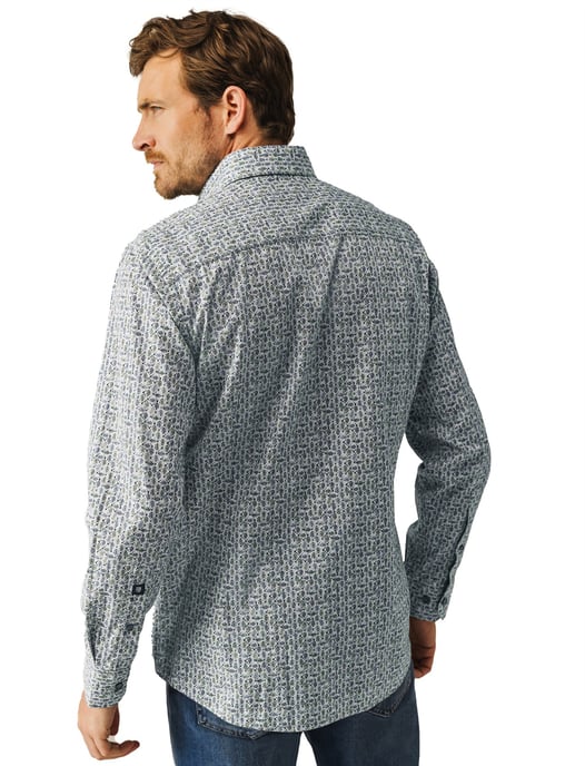 casual overhemd State of Art blauw - Image 2