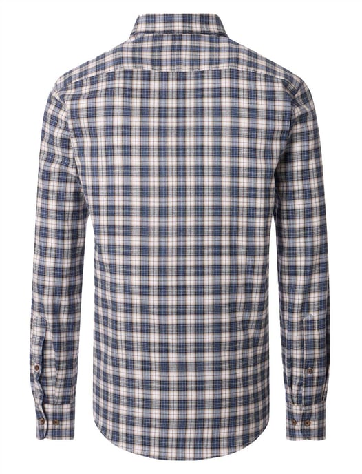 Casa Moda overhemd geruit donkerblauw katoen wijde fit - Image 2