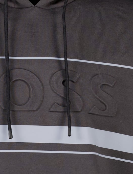 hoodie Boss Green antraciet katoen - Image 3