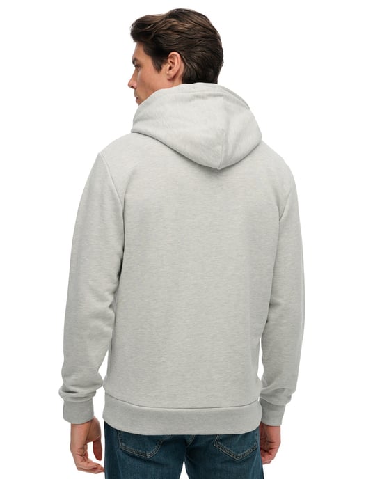 Superdry hoodie wit katoen opdruk met capuchon - Image 2