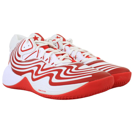 Converse All Star BB Trilliant CX Unisex White/Red Basketball Shoes - Image 2