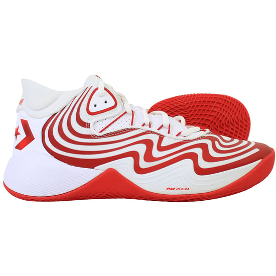 Converse All Star BB Trilliant CX Unisex White/Red Basketball Shoes - Image 4