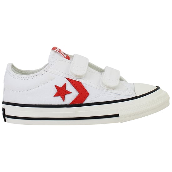 Converse Star Player 72 2V OX Kids White Plimsolls - Image 1