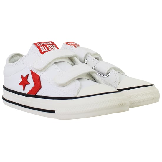 Converse Star Player 72 2V OX Kids White Plimsolls - Image 2