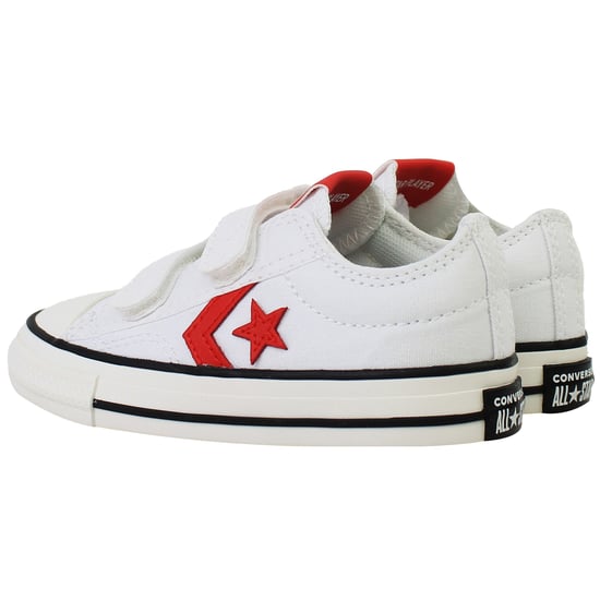 Converse Star Player 72 2V OX Kids White Plimsolls - Image 3