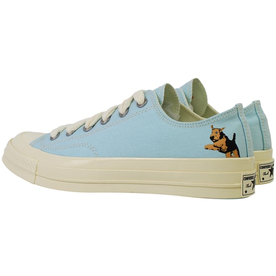 Converse Chuck 70 OX Unisex Light Blue Plimsolls - Image 3